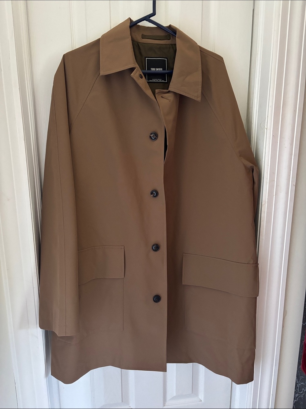 Todd Snyder Brown Mid Length Trench